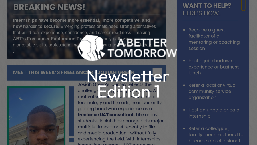 ABT Newsletter, Ed 1
